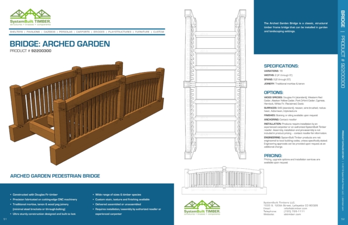 Bridge: Arched Garden - SystemBuilt Timber
