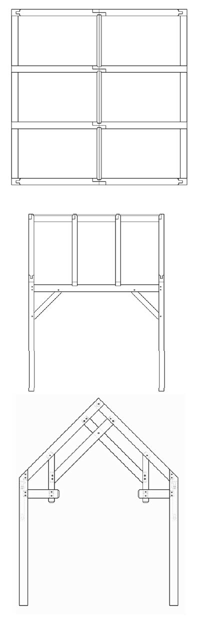 Pavilion - Contemporary Scissor Truss