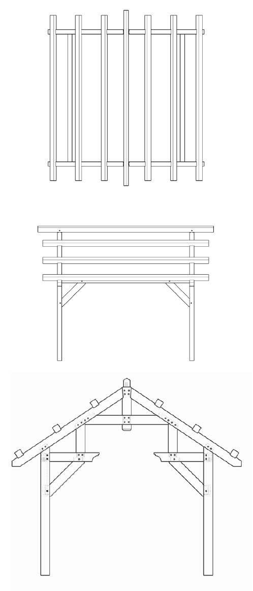 Pavilion - Hammer Beam with Purlins